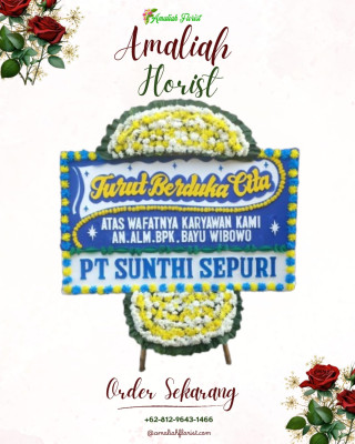 Papan Bunga Duka di Barugbug